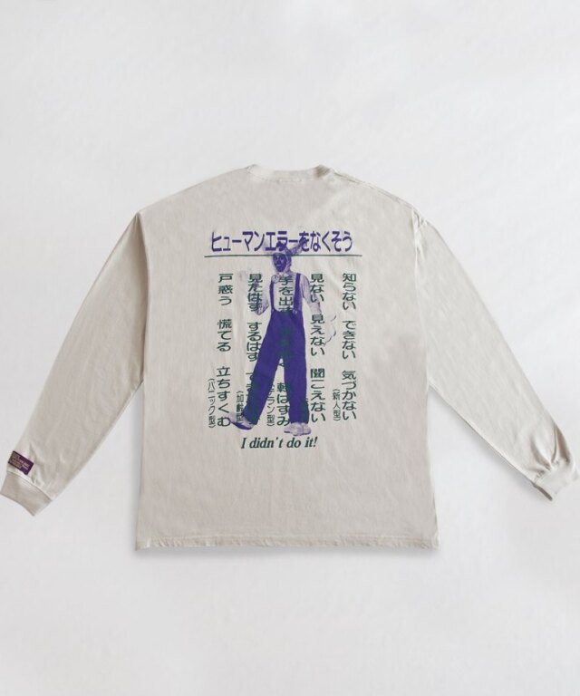 HOAX PRODUCTS 「Human Error L/S Tee」 プリントロングスリーブティー