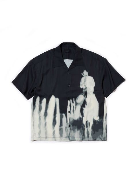DELUXE 「WILDERNESS」オープンカラーシャツ