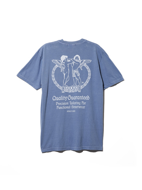 DELUXE 「ANGEL TEE」 ガーメントダイ プリントポケットティーシャツ