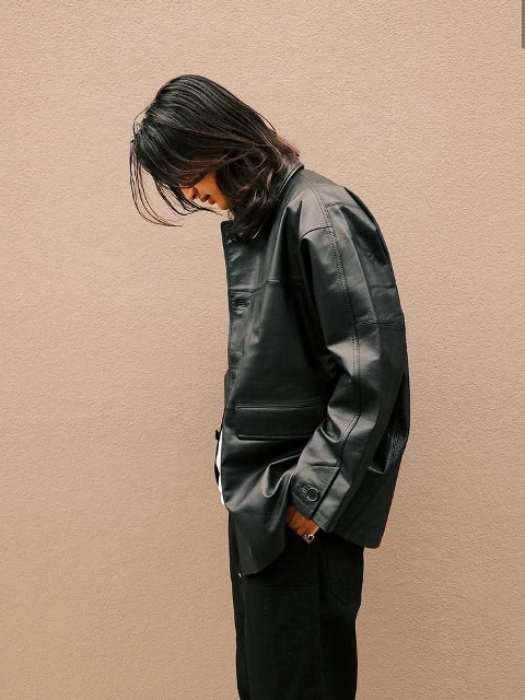 DELUXE 「WILDTHING」 カウレザー カーコート