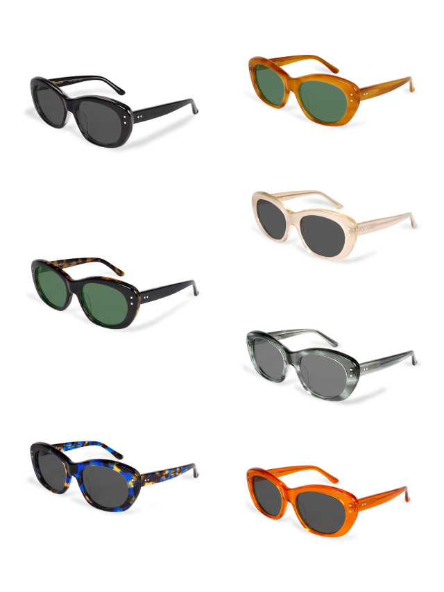 EVILACT eyewear　　「GREYHOUND」　ビッグシェイプタイプ グラッシーズ