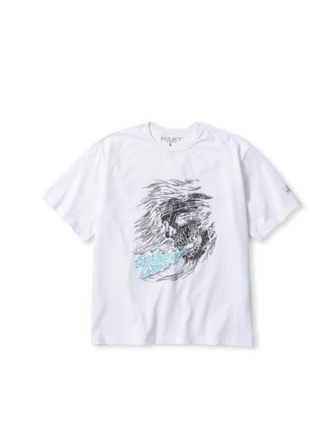 ☆様❤Evil前プリS❤➕110Tシャツ2点 EVILACT 「CROSS BONE SS」 プリントティーシャツ