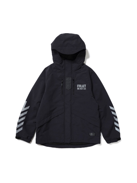 EVILACT 「LEVEL.5 JKT」 3レイヤーナイロン フーディージャケット