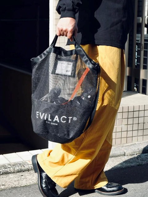 EVILACT 「MESH TOTE&POUCH」 メッシュトートバッグ&ポーチセット