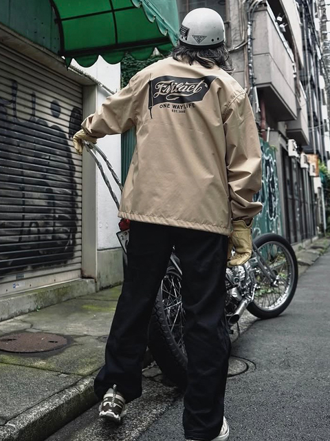 EVILACT 「FLAG 2LAYER COACH JKT」 2レイヤー ナイロンコーチジャケット