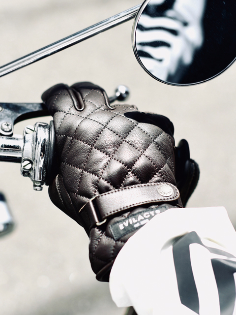 EVILACT 「EVILACT DIAMOND STITCH GLOVES」 レザーグローブ