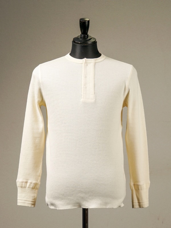 GLAD HAND　　 「WAFFLE HENRY L/S T-SHIRTS」 　　ワッフル ヘンリーネック ロングスリーブティーシャツ