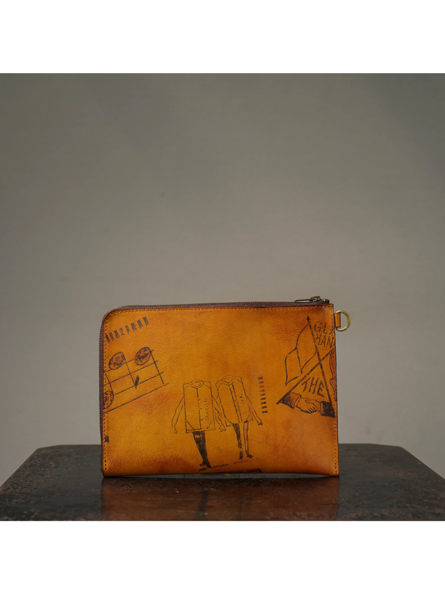 GLAD HAND × VASCO 「LEATHER DOCUMENT BAG 