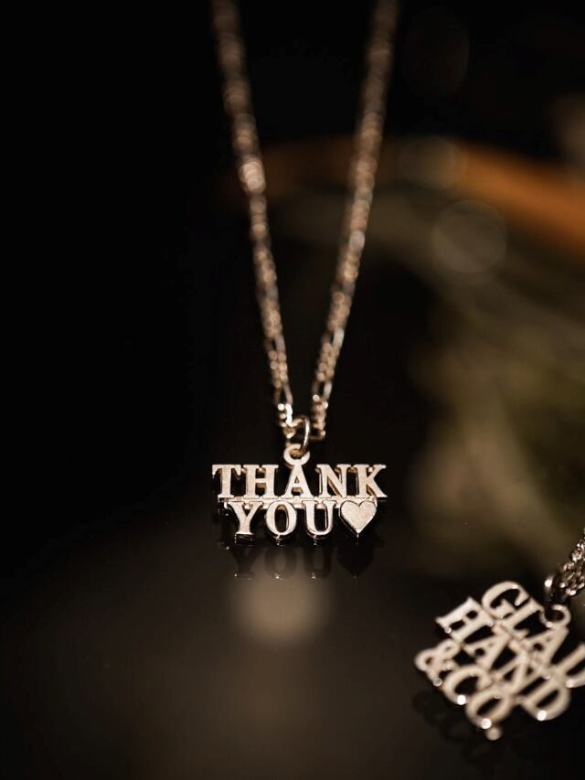 GLAD HAND 「THANK YOU ♡ TOP & CHAIN」 SILVER 925製