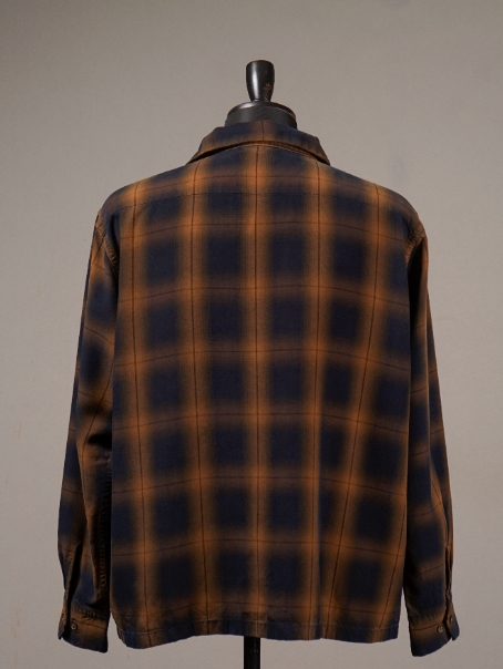 GANGSTERVILLE 「LOCOS - L/S SHIRTS」 オンブレーチェック オープン
