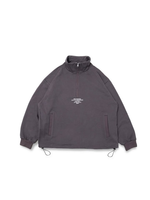Hide and Seek 「Half Zip Sweat Shirt」 ハーフジップスウェットシャツ