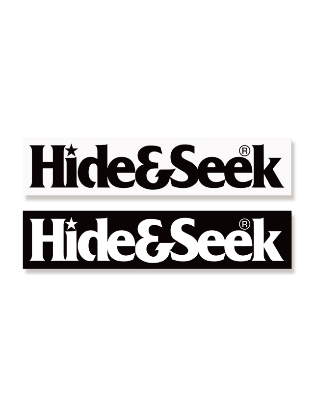 Hide and Seek 「Logo Sticker-L（26AW）」　ステッカー