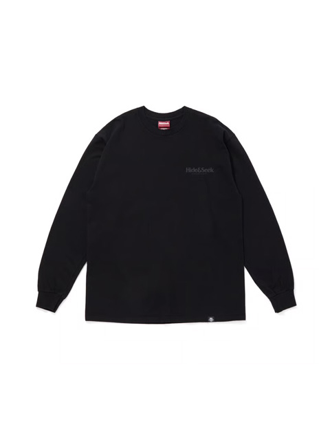 Hide and Seek 「Logo L/S Tee(26ss)」 プリントロングスリーブティー
