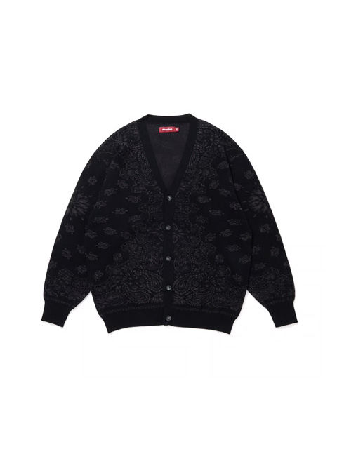 Hide and Seek 「Bandana Cardigan」 ジャガード コットンニット