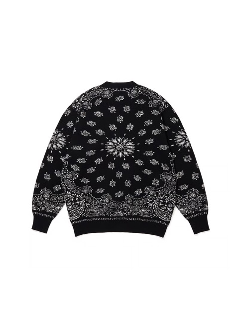 Hide and Seek 「Bandana Cardigan」 ジャガード コットンニット