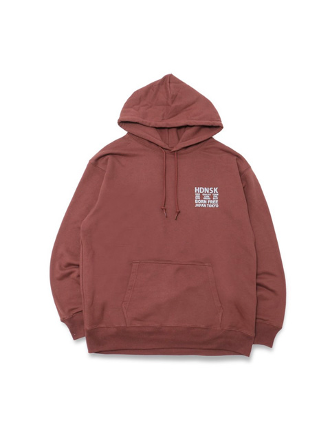 HIDEANDSEEK 「Flame Hooded Sweat Shirt」 プリントスウェットパーカー 
