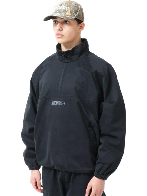 Hide and Seek 「Half Zip Jacket（Pigment Dye）」 ピグメントダイ 