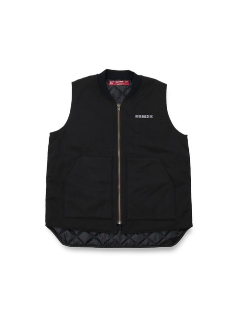 Hide and Seek 「Work Zip Vest（24AW）」 ジップアップベスト