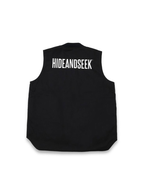 Hide and Seek 「Work Zip Vest（24AW）」 ジップアップベスト