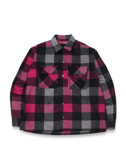 Hide and Seek 「Buffalo Check Shirt Jacket（24AW）」 バッファロー 