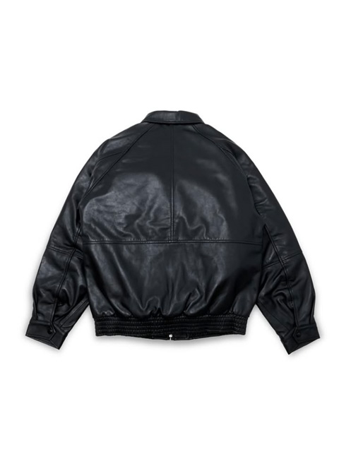 【 HIDE AND SEEK 】レザージャケット Hide and Seek 「Zip Leather Jacket(24AW)」 シープレザー