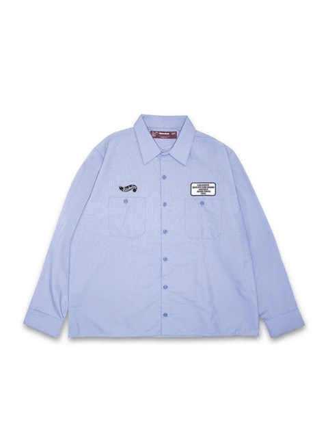 Hide and Seek × CarService 「Work L/S Shirt（SOLID