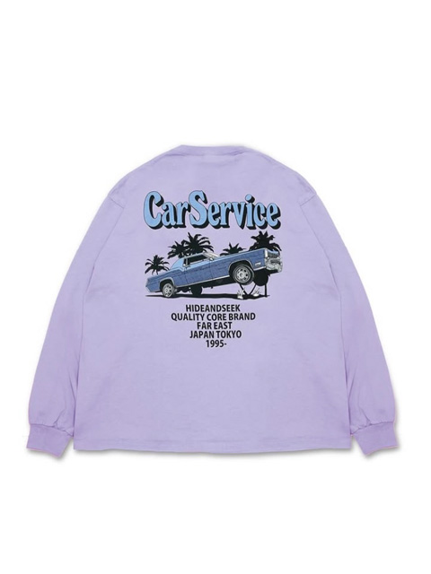Hide and Seek × CarService 「L/S Tee-2（BACK）」 プリント