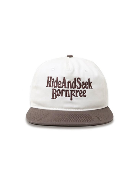hideandseek ベースボールキャップ Hide and Seek 「Patch Baseball Cap」 6パネル ベースボール