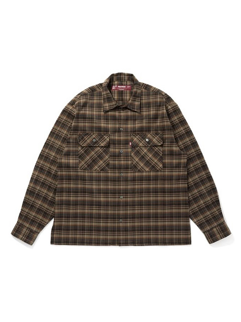 Hide and Seek 「Check L/S Shirt（25AW-1）」 オープンカラーオンブレ