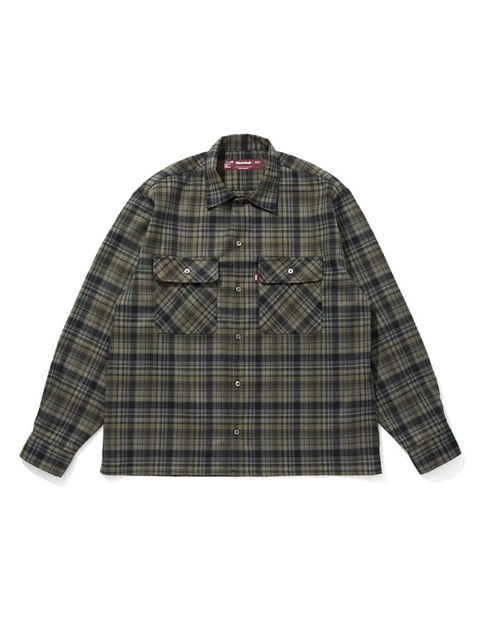 Hide and Seek 「Check L/S Shirt（25AW-1）」 オープンカラー