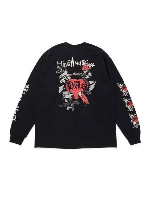 Hide and Seek 「Heart And Dagger L/S Tee（BACK）」 ロング