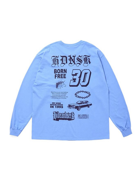 hide オフィシャル　ロングスリーブTシャツ HIDEANDSEEK(ハイドアンドシーク) ロングスリーブTシャツ HDNSK