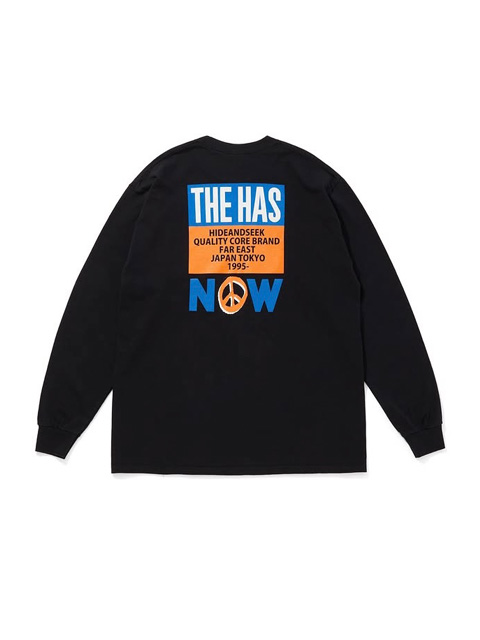 Hide and Seek 「NOW L/S Tee」 ロングスリーブプリントティーシャツ