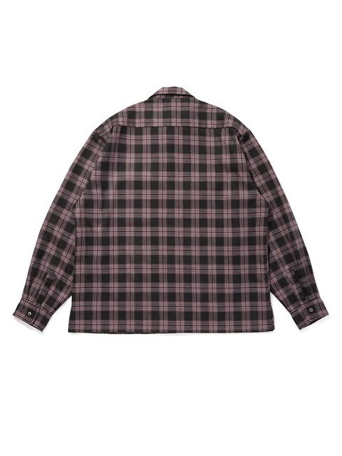 Hide and Seek 「Check L/S Shirt（25AW-2）」 オープンカラーチェック