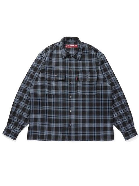 Hide and Seek 「Check L/S Shirt（25AW-2）」 オープンカラーチェック