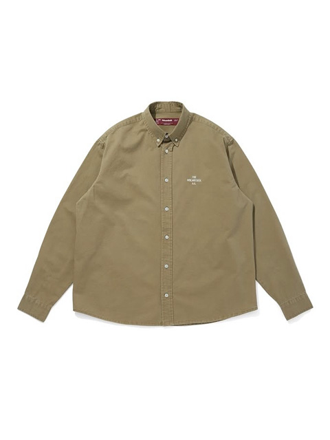 Hide and Seek 「B.D L/S Shirt（Washed）」 ユーズド加工 ボタン