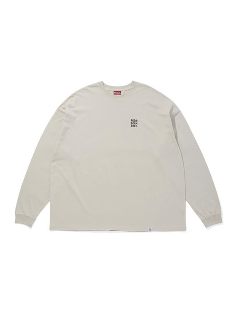 HIDE&SEEK Mesh L/S Shirt スポーツロングスリーブシャツ Hide and Seek 「Sports Logo L/S Tee（LOOSE FIT）」 ルーズ