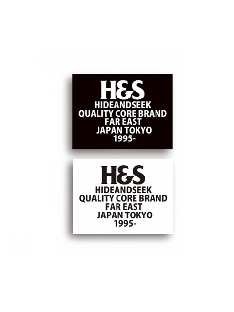 Hide and Seek 「H&S Sticker-L（25AW）」　ステッカー