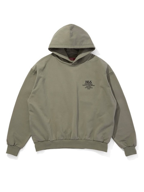 Hide and Seek 「H&S Hooded Sweat Shirt （25AW）」 ルーズフィット