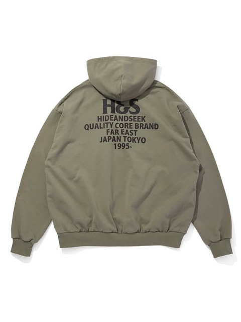Hide and Seek 「H&S Hooded Sweat Shirt （25AW）」 ルーズ