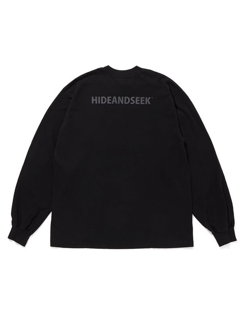 Hide and Seek 「Logo L/S Tee (25aw)」 プリントロングスリーブティー