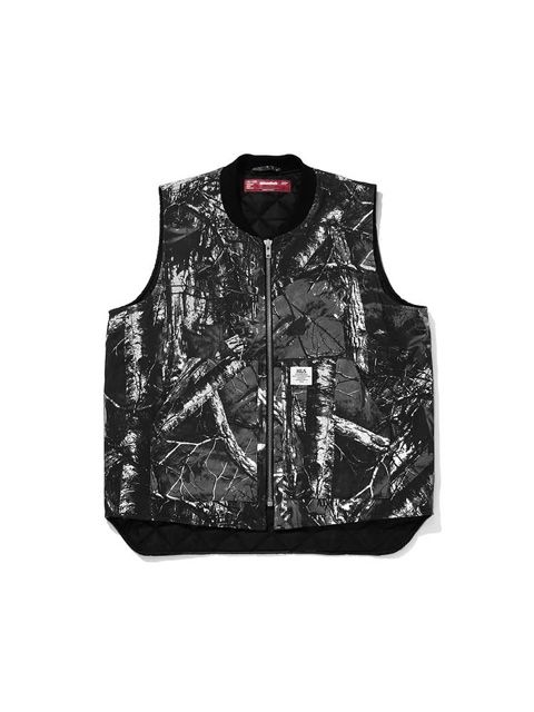 Hide and Seek 「Camo Zip Work Vest」 パデッド ワークベスト