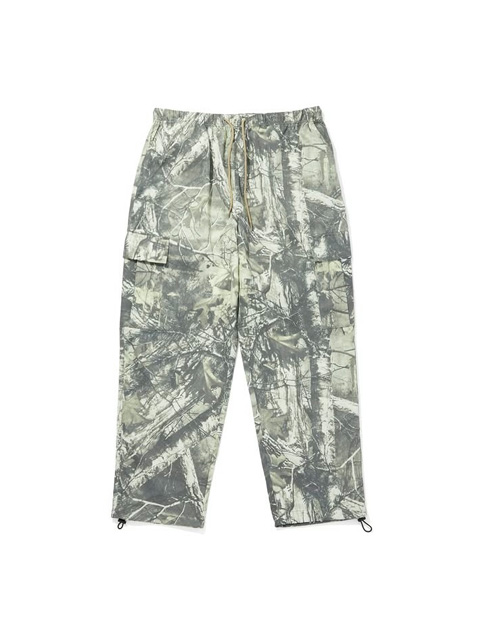 Hide and Seek 「6P Camo Track Pant」 ワイドフィット カーゴパンツ
