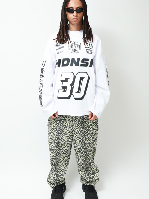 Hide and Seek 「6P Camo Track Pant」 ワイドフィット カーゴパンツ