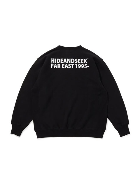 HideandSeek 鷲プリント スウェット L 黒 HideandSeek 鷲プリント スウェット L 黒 HIDE AND SEEK (ハイドアンド