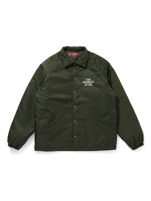 Hide and Seek　「Coaches Jacket(25aw)」　パデッド ナイロンコーチジャケット