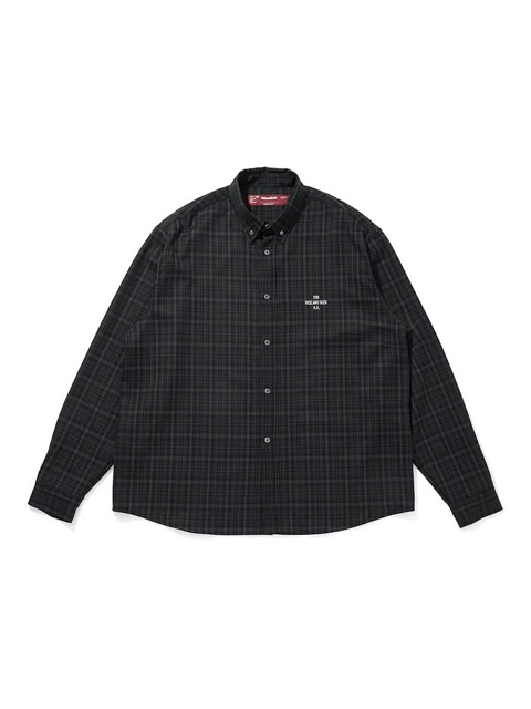 Hide and Seek 「Check B.D.L/S Shirt」 チェック ボタンダウンシャツ