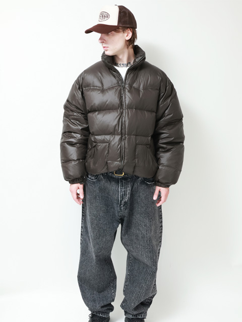 Hide and Seek 「Western Down Jacket」 ナイロン ダウンジャケット
