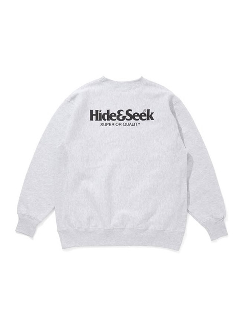 Hide and Seek 「Logo Sweat Shirt-2(25aw)」 クルーネックスウェット