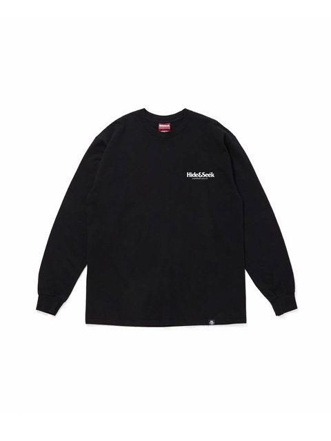 Hide and Seek 「Logo L/S Tee(26ss)」 プリントロングスリーブティー